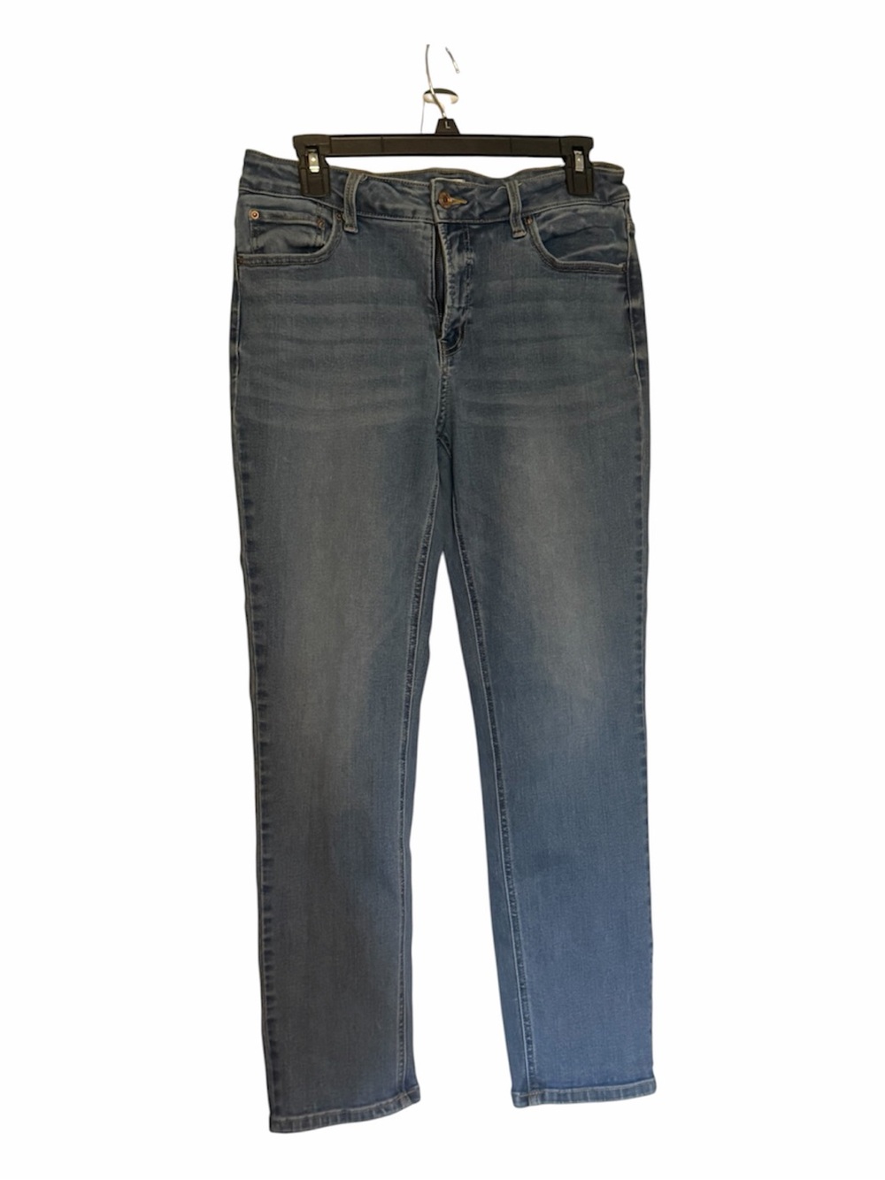 Time and Tru Straight Leg Jeans in Medium Blue